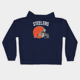 Cleveland Browns/Pittsburgh Steelers Meme Mashup Design Kids Hoodie